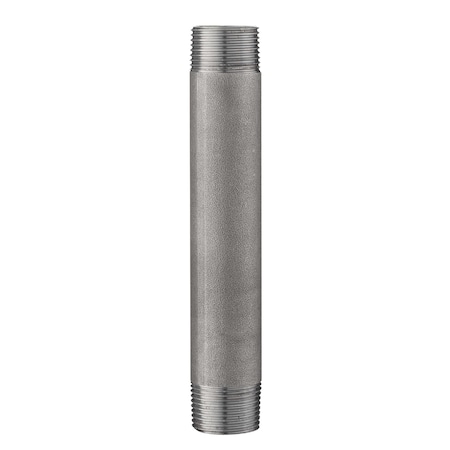 3/4 X 6 Decorative Sandblast Iron Pipe Nipple, 10PK